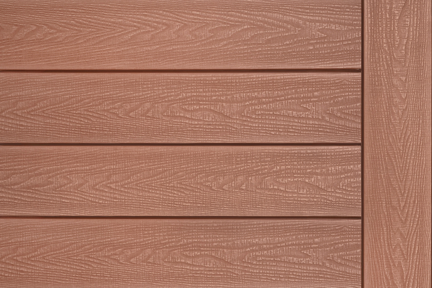Savadeck Natur Pro Terracotta decking – prikaz rasporeda dasaka i površinske strukture