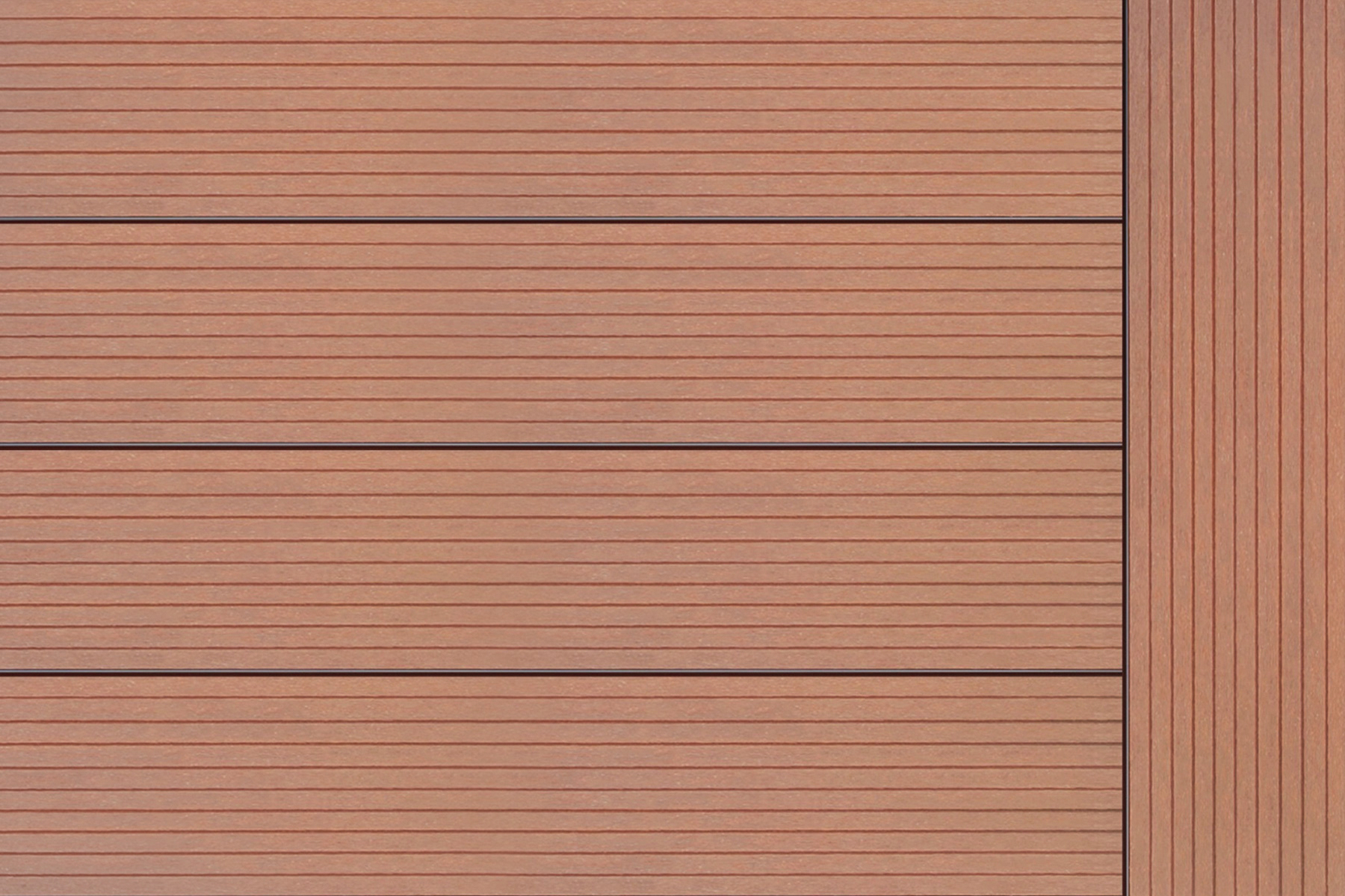 Savadeck Classic Pro Terracotta deking – prikaz rasporeda dasaka i površinske strukture