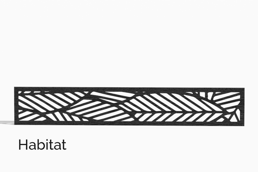 Savadeck dekorativna aplikacija Habitat – horizontalni panel
