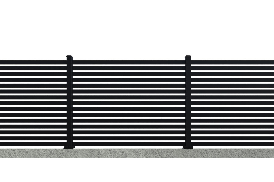 Savadeck transparentna alu ograda S – prikaz ograde