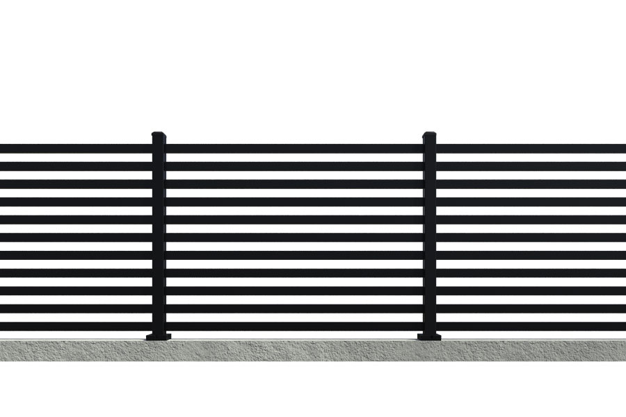 Savadeck transparentna alu ograda M – prikaz ograde