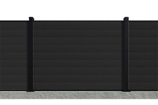 Savadeck ograda Natur Black – prikaz ograde