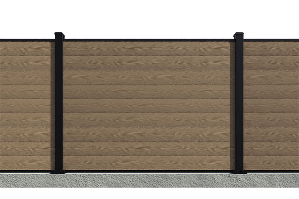 Savadeck ograda Natur Teak – prikaz ograde