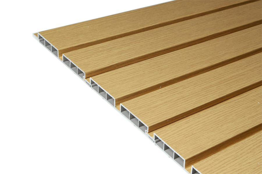 Savadeck PVC Bond Neutral Oak – kosi prikaz više panela