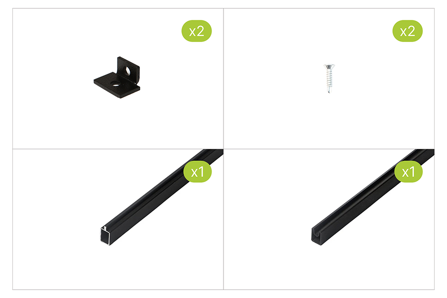 Savadeck set Natur ograde – prikaz seta komponenti